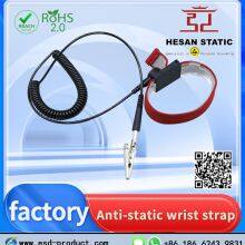 Anti Static Antistatic ESD Adjustable Wrist Strap Band Grounding Wire Alligator thumbnail-1