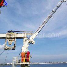High Quality and Cheap Price Medium-Duty20 Ton 30 M Straight Arm Telescopic Boom Deck Crane Marine Offshore Ship Deck Cranes thumbnail-2