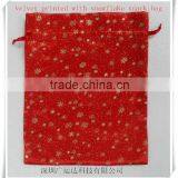 Checked Velvet Gift Pouch/present Bags/packing Bag for Presents Wrapping thumbnail-5