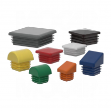 Patio Furniture Shelving LDPE Domed Square Tube End Plug Insert Cap SQDM SQDS Series thumbnail-6