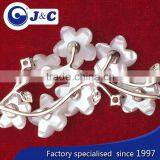 Manufacture Real Natural Mother of Pearl Shell Carve Flower Bracelet thumbnail-6