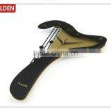 Harp Shaped Creative Fashion Quartz Analog Wooden Wall Clock thumbnail-2