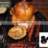 Ceramic Chicken Sitter Poultry Roast Steam Baste BBQ Grill thumbnail-1
