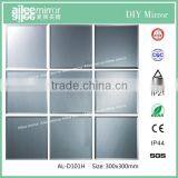 Mirror Finish Anodized Aluminum Shee Beauty Glass Mirrored Dining Room Table thumbnail-1