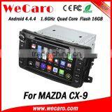 Wecaro in Dash Touch Screen Android 4.4.4 Car Radio GPS Multimedia Dvd Player Car Navigation System for Mazda Cx-9 thumbnail-6