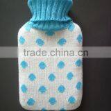 Acrylic Knitted Cover Hot Water Bottle thumbnail-1