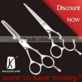 Discount R22 R22T Professional SUS420j2+ Stainless Steel Haircut Razorline Scissor thumbnail-1