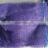 Good Quality and Hot Sale 25*39 Orange HDPE Beans Mesh Bags With Handle thumbnail-2