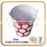 Flower Pot Tin Barrels for Christmas