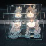 2016 Clear Owl Shaped Glass Jar,cat Shaped Jars thumbnail-3