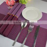 2015 New Fashion Swallow Gird PVC Placemat Modern Purple Plastic Square Restaurant Tableware Bowl Pad Table Mat thumbnail-5