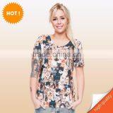 Popular Different Color Cotton Digital Print 3D Print Custom Fashion Man T-shirt thumbnail-1