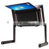 Angle Adjustable Foldable Laptop Notebook Desk Table Fans Stand Portable Bed Tray thumbnail-1
