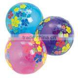 Advertising Inflatable Water Ball /beach Ball Lovely Colorful Flower Design
