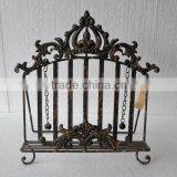 Shabby Chic Black & Gold Cast Iron Book Easel