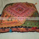 Cotton Patchwork Cushion Covers Puffs Ottoman-20