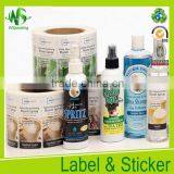 Strong Gule Adhesive Labels for Bottles Plastic Bottle Label Quality Choice