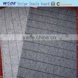 Striped Fabric Cellulose Insole Board