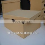 paper desktop file box with lid