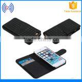 High Quality Mobile Phone Leather Case For Tables,Woven Pattern Fancy Wallet Leather Case For Samsung Galaxy Tab thumbnail-2