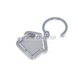 House Shape and Car Shape Rotating Metal Keychain for Sales thumbnail-1
