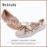 Fashion Lady Lychee Leather Soft Casual Driving Moccasin Boat Loafer Shoe thumbnail-1