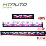 HTAUTO Motor Car Parts Accessories 4x4 Led Light Bar 10W 20W 30W 80W 120W 160W Offroad Led Light Bar Waterproof Led Grow Light Quality Choice
