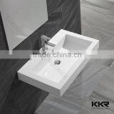 Solid Surface White Restaurant Restaurant Hand Wash Unit