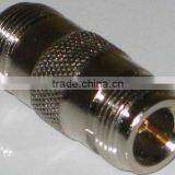 RF Adapter Double N-Type Female Barrel Connector