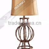 Bamboo metal classical table lamp