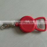 Retractable Badge Reel Holder With Bottle Opener