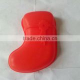 Target audited factory directly sale Cute silicone Christmas sock cake mould