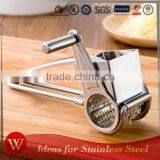Hot Sale Stainless Steel Kitchen Rotary Grater Multi-functional Round Cheese Grater thumbnail-6