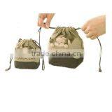 Custom Small Canvas Drawstring Bag Wholesale thumbnail-1