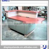Customized Attractive White Reception Counter thumbnail-5