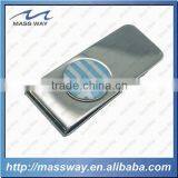 Fashion Novelty Branded Silk Printing Brushed Metal Custom Money Clips thumbnail-6