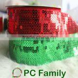 1.5 Inch Round Sequin Grosgrain Ribbon thumbnail-3