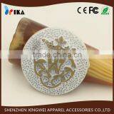 Custom Antiqued Metal Alloy Button for Jacket