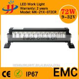Tuning light 12V 72 watt led light bar double row 4*4 led bar 14 inch 72W led bar work light