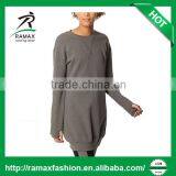 Ramax Custom Women Wholesale Crew Neck Long Sweatshirt Yoga Top thumbnail-2