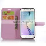 Wholesale Folio Stand Case for Samsung GALAXY S7 Edge PU Leather Flip Cover With Wallet thumbnail-3