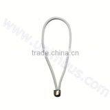 white elastic cord with ball for tag