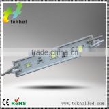waterproof ip65, CE Rohs 3 chips 2835 SMD LED module for illuminated signs,0.72w for light box
