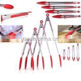 OEM Kitchen 304 Silicone Stainless Steel Tools Silicone Cooking Utensils thumbnail-4