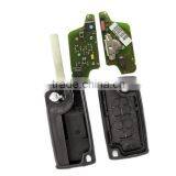 Cit-roen-R08B for Citroen 2 Button Flip Remote Key With 434mhz (battery on PCB)