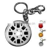 Promotion Zinc Alloy Car Wheel Keyrings With Custom Logo thumbnail-2