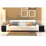 Foldable Storage Ottoman - Contemporary Faux Leather Ottoman With Cover, Black thumbnail-6