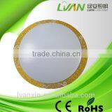 Acrylic Round White Color Led Garage Ceiling Light 12w ROHS LVD Approved