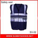 Roadway Flouroescent Blue Safety Reflective Vest thumbnail-1