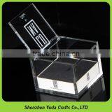 Clear Big Plexiglass Container With Laser Engraving Logo Acrylic Dustproof Storage Case thumbnail-5